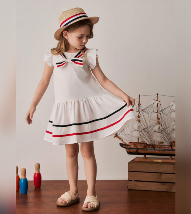 ⛵ Seaside Twirls & Bows Dress 🌊