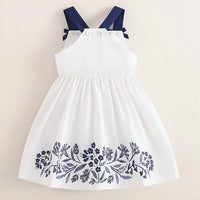 Stylish White Dress for Baby Girls