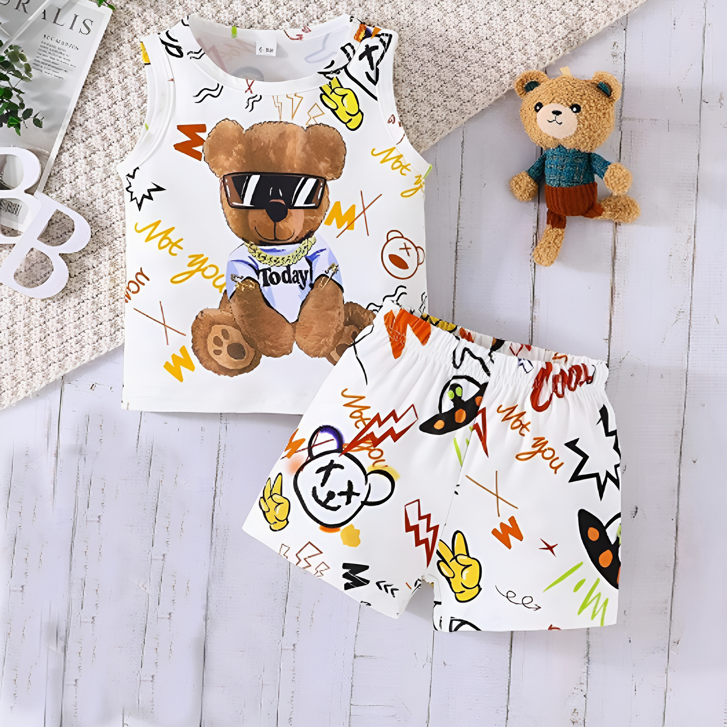 Brown Bear Baby Set